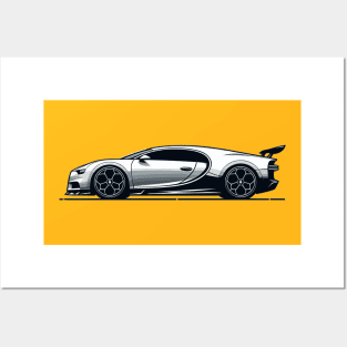 Bugatti Chiron Posters and Art